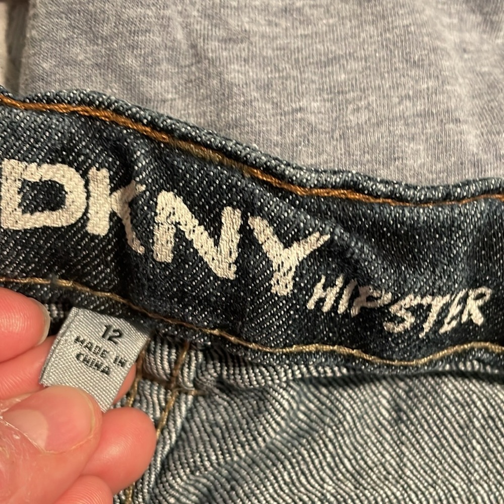 DKNY Kids Denim Shorts - Picture 3 of 6